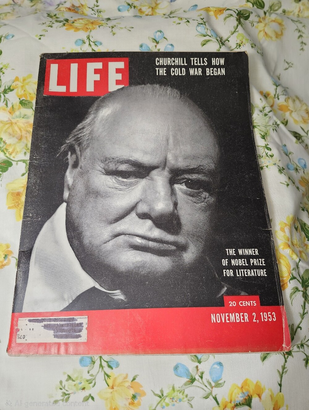 Vintage LIFE Magazine November 2, 1953 - Churchill Cover